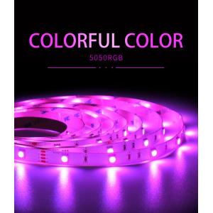 Full Color 5050 SMD RGB LED Strip Flexible Home Decoration Neon Atmosphere Light