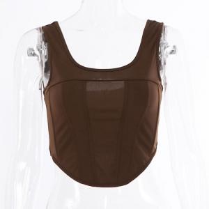 OEM European And American Women'S Clothing Expose Umbilical Vest Short External