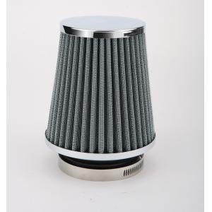 China Silver Color Cold Air Intake Kits Air Refit Filter Neck Size 60 / 65 / 70 / 76 Mm supplier