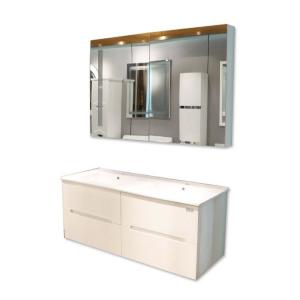 Luxury Euro Style PVC Bathroom Cabinets Complete Bathroom Vanity Sets