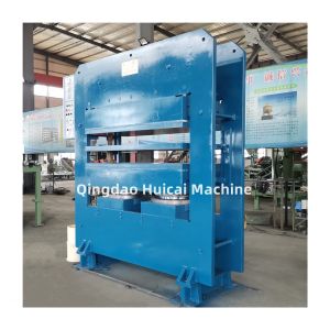 China 2 Working Layer Rubber Carpet Vulcanizing Press Machine with Electricity Heating Method wholesale