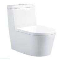 Toilette portative blanche en céramique de cabinet d'aisance de rotation de morceau superbe de type un