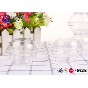 Disoisable Ps Transparent Plastic Cups With Lids Large Clear Plastic Salad Bowls