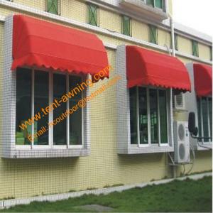 China Outdoor Manual Retractable Door Entrance Awning  Dutch Window Canopy supplier