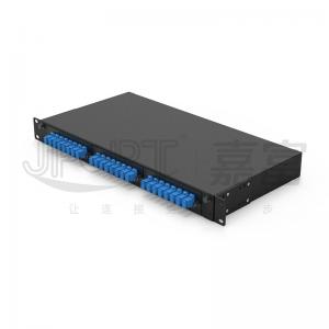 China 3 Adapter Sliding Patch Panel Fiber Distribution Box With 24 SC/UPC G652D LSZH Pigtails supplier