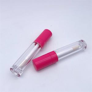 China Cylinder Wand Plastic Lip Gloss Tube Screen Printing Thick 8ml ABS supplier