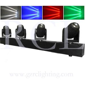 China Luz principal movente 10W do diodo emissor de luz * 4 cabeças 4 em 1 iluminação do DJ da luz do feixe de RGBW para a luz do diodo emissor de luz do DISCO de KTV supplier