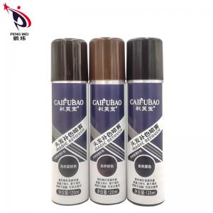 OEM ODM Black Dark Brown Hair Colors Spray Temporary Hair Root Color Spray 40*140mm