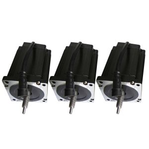 China Par le type le moteur linéaire de steppper NEMA34 SIZE86mm avec 4 le fil ou 6 câblez, 10Volt supplier