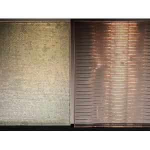 Sliding Doors Elegant Wire Fabric Laminated Glass 13 Mm