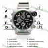1080P waterproof HD spy watch Camera Night Vision with compass