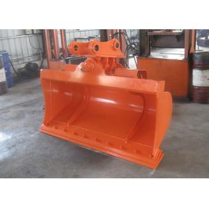 High Efficiency Hitachi ZX120 Excavator Tilt Bucket With Bolted Cutting Edge