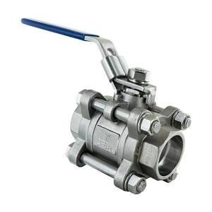 Industrial Stainless Steel SS Valved Made In China DN8 To DN100 Screw End Type Bspt BSP NPT Screw Valves 2pc Ball Velves
