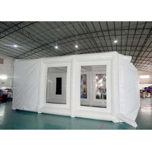 China Fireproof Mobile Inflatable Paint Tent For Car Repair / Blow Up Spray Booth supplier