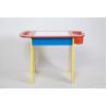 W60*D44.5*H47.5CM Children Wooden Desk With 2 Chairs