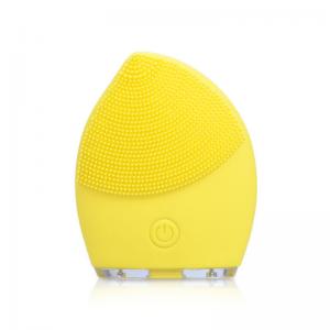Lemon Silicone Facial Cleansing Brush , Silicone Face Washer Eco Friendly