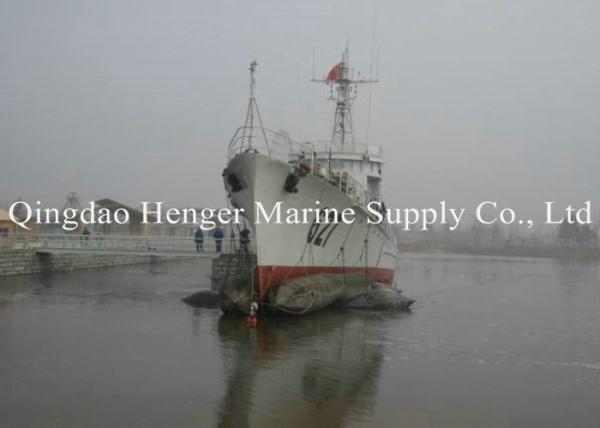 Ship Floating Marine Salvage Airbags 100% Natural Rubber With High Ageing