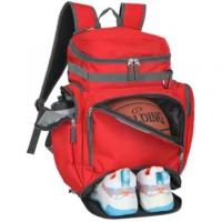 China Lightweight Large Capacity Sport Backpack Bag Polyester Gym Basketball Football Backpack on sale