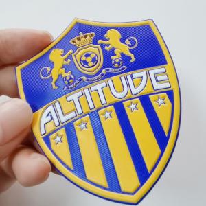 Heat Transfer TPU Main Logo Soccer Jersey Patch High Frequency