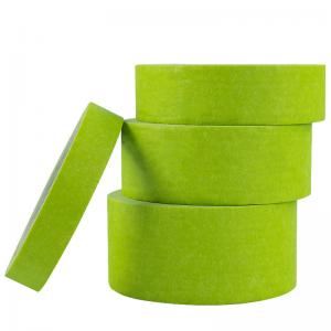 China Adhesive Automotive 2 Inch Washi Painter Frog Tape Green Crepe Paper Masking Tape supplier