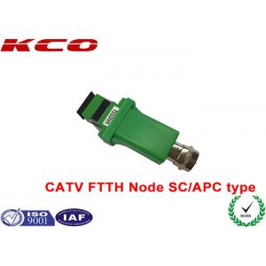 China SC/APC al nodo óptico del receptor del adaptador CATV FTTH de la fibra óptica de la señal analógica 1550nm del RF supplier