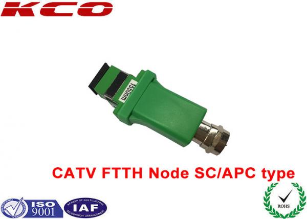 SC / APC to RF Analog signal 1550nm Fiber Optic Adapter CATV FTTH receiver