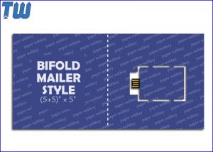 China Unfold Paper Card USB Website Key New Product Introduction Page Link on sale 