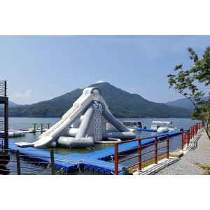 Giant Aquaglide Inflatable Water Park , Inflatable Water Assault Course With EN15649