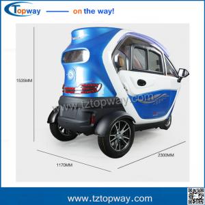 China Electrical tricycle for passenger 3-4 people closed cabin for disable people supplier
