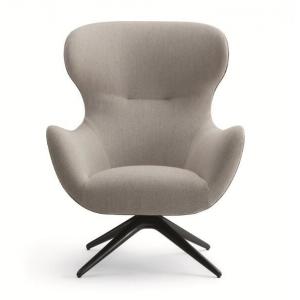 Designer Classic Furniture Fiberglass Lounge Chair Cloth Rotating Mad Joker Armchair