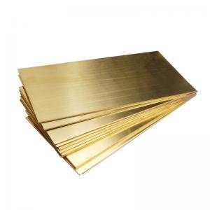 China 2m 3m 6m Brass Metal Sheet Good Heat Conduction supplier