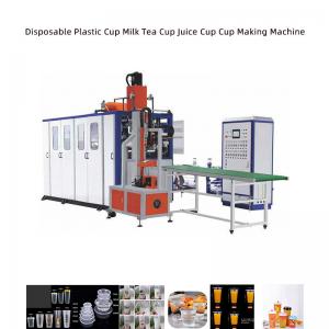 PLC Control Cup Thermoforming Machine For PE PET PVC Material