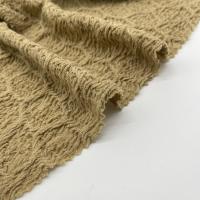 China Knitting Jaquard Fabric 1000 KG MOQ Shanghai/Ningbo Port Honeycomb crepe 97% Polyester 3% Spandex 175cm 26gsm N07-079 on sale