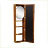 China NC Painting E1 MDF Cheval Mirror Teak Wooden Bathroom Storage wholesale