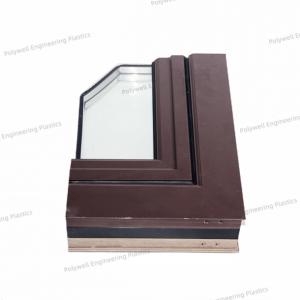 6061 Aluminum Door Profile With Sound Insulation Customized Type Wondow
