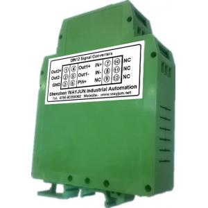 WAYJUN 3000VDC isolation DC current/voltage Conditioners(two in two out) Green DIN35 signal converter