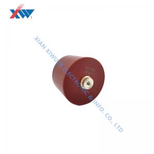 High Frequency Ceramic Doorknob Capacitor Power Ceramic Capacitor 50KV-4000PF Electrostatic Field