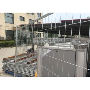 China Silver Color Temporary Residential Fencing / Chain Link Construction Fence supplier