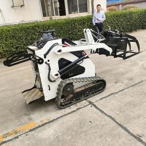 0.2ton Tracked Skid Steer Loader Small Track Loader With Hydraulic Oil Radiator