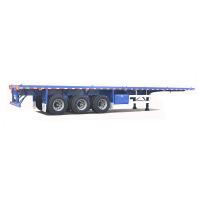 China CIMC 3 Axle 40ft Flatbed Container Semi Trailer Truck SHACMAN on sale