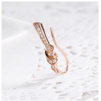 China Knot Row Fashion Earrings 18K Rose Gold diamond earrings For Lover on sale