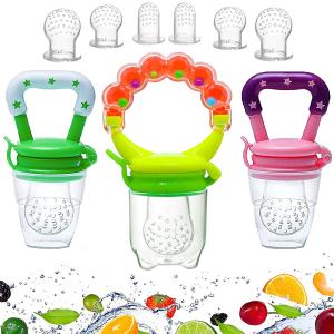Tasteless Practical Silicone Food Teether Fruit Toy Multipurpose