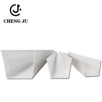 China PVC Roof Rain Gutter Roofing Building Material Synthetic Plastic Rain Gutter on sale