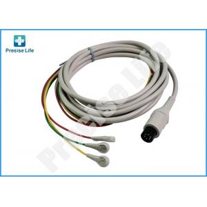 Nihon Kohden BJ-753P ECG Patient Cable 6 leads One Piece ECG Cable With Snap