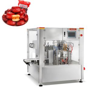 Automatic Rotary Bag Filling And Sealing Machine for Doypack Premade Stand Up Pouch Red Jujube