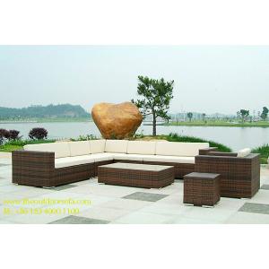 China PE Wicker Rattan Sofa / Chair, Outdoor Sectional Sofa Set, Rattan Garden Furniture, supplier