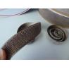 Eco Friendly Adhesive Hook And Loop / Silver Coated Hook And Loop Tape Roll