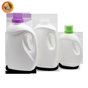 Custom 2l Liquid Laundry Detergent Bottle Empty PE Plastic Detergent Container