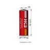 China safety Heat Meter required 2800mAh High Power Lithium Thionyl Chloride Cell Li-SOCl2 Battery wholesale