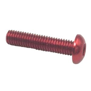 China M8 M6 Ti Gr5 Red Color Titanium Hex Hexagon Socket Round Head Screw wholesale